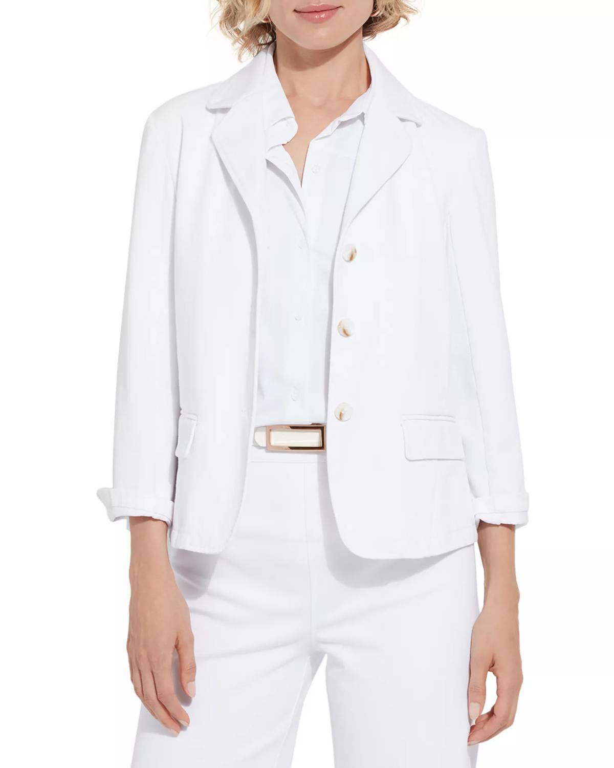Lysse - Della Denim Cropped Blazer