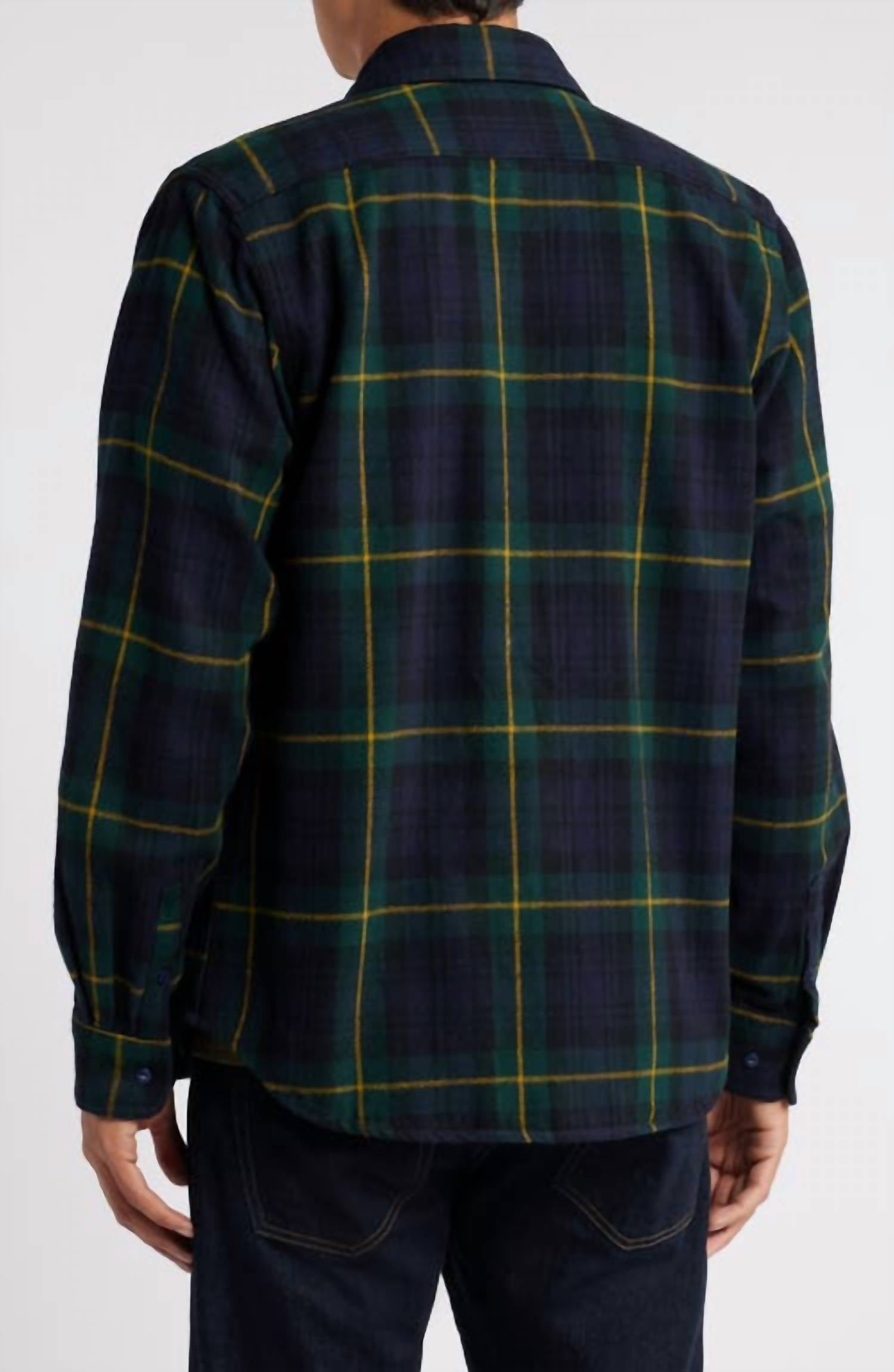 Schott - Plaid Cotton Flannel Shirt