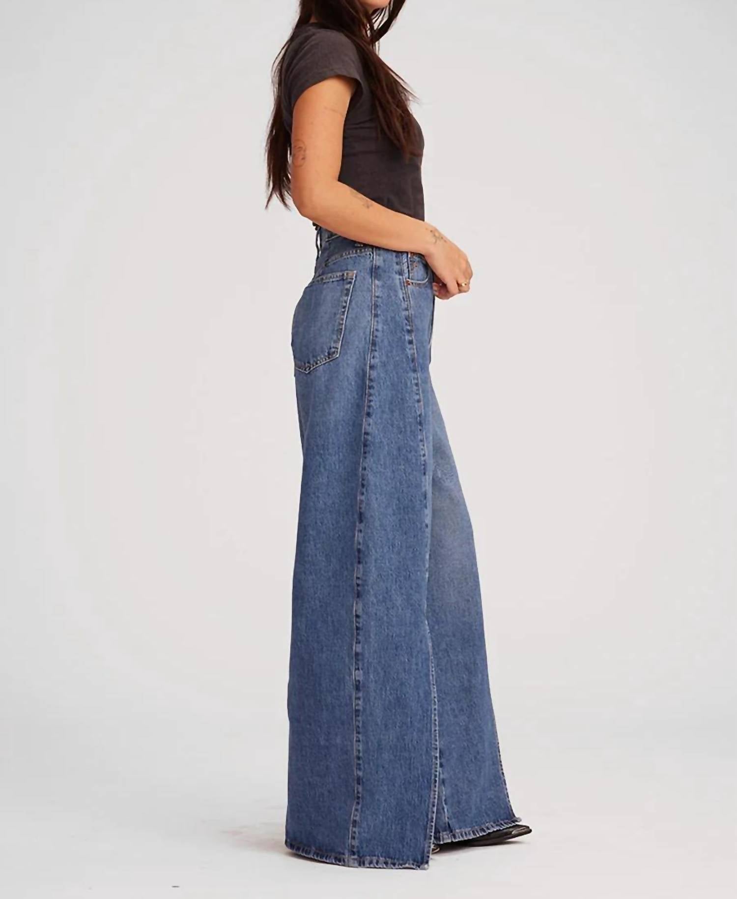 Etica - Hanna Split Leg Barrel Jeans