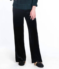 Tru Luxe - Wide Leg Velvet 5 Pocket Pant