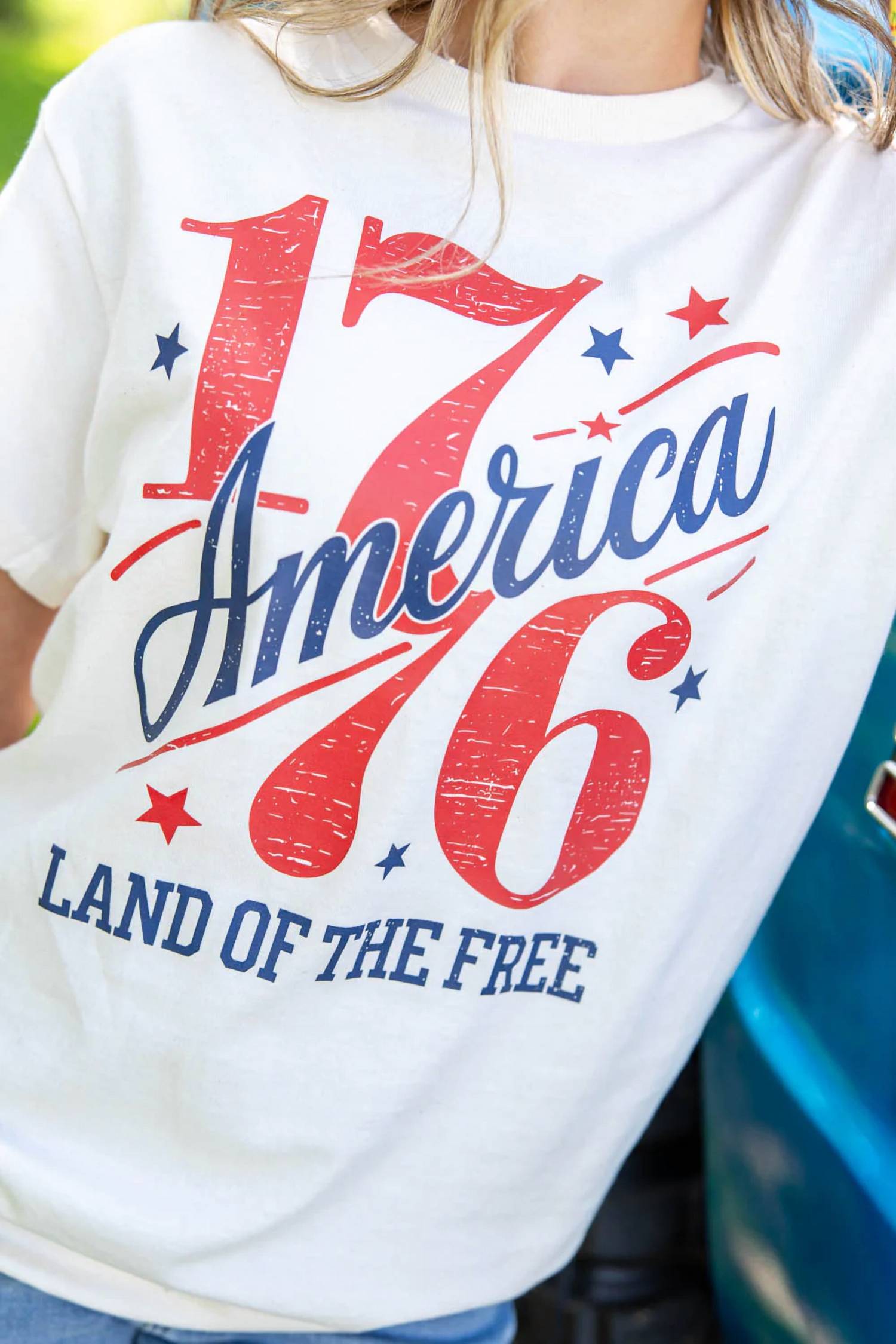 The Way Down South - Retro 1776 Land Of The Free Graphic Tee