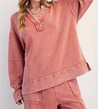 Easel - Boho Long Sleeve Top