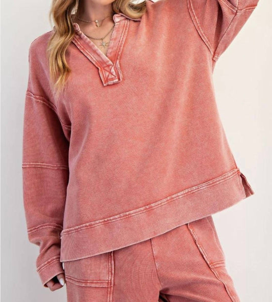 Easel - Boho Long Sleeve Top