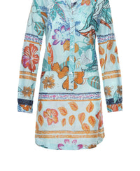 Kikisol - Women's Artisan Tamarind Beaded Embroidered Tunic Top