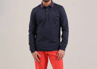 Chervò Usa - Men's Annuncio Long Sleeve Thermal Polo