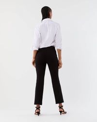 Ann Mashburn Faye Flare Pants in black ponte knit - women's pants - alternate view