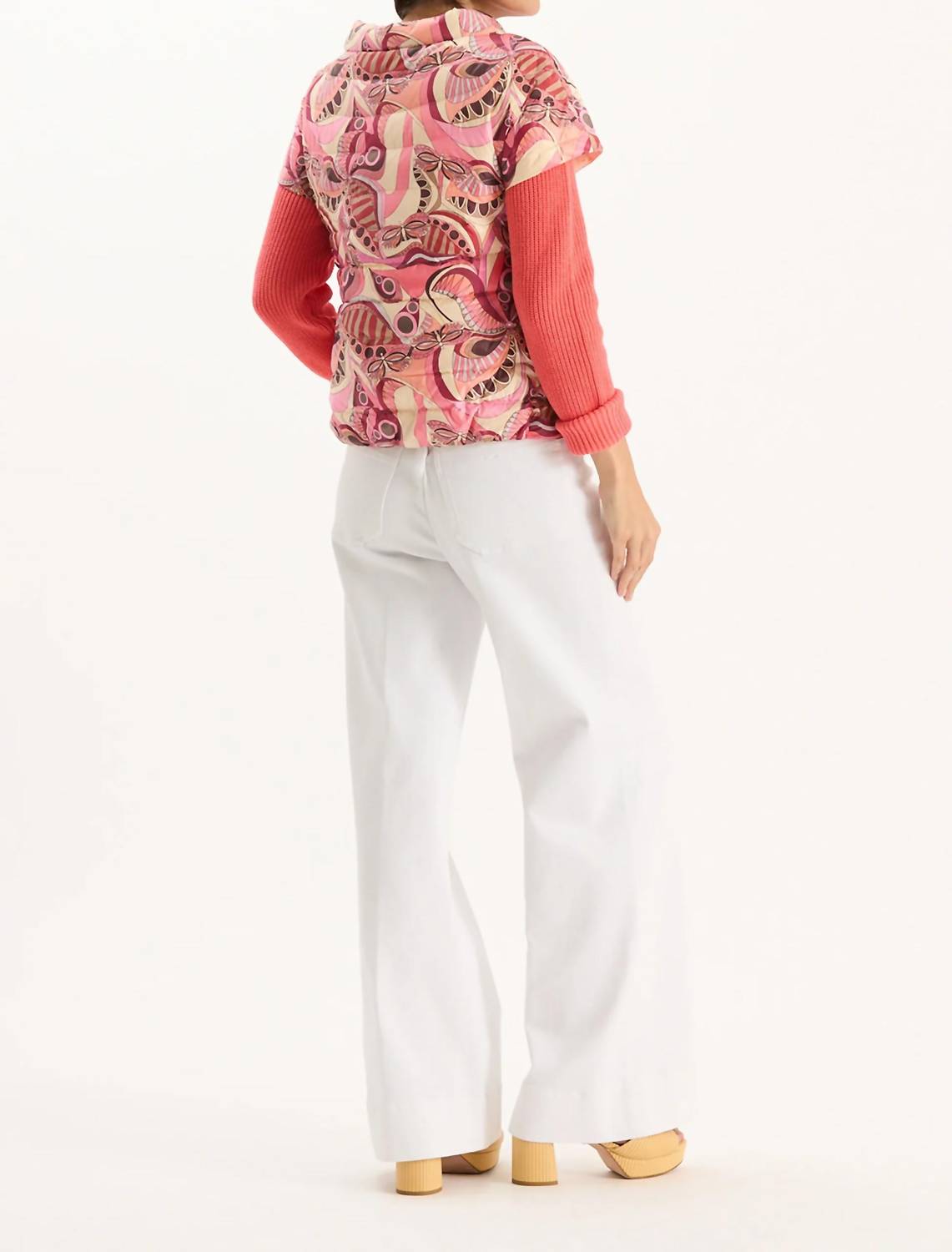 Tyler Boe - Shelly Tucci Print Cap Sleeve Vestie