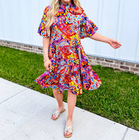 Ivy Jane - Popping Paisley Dress