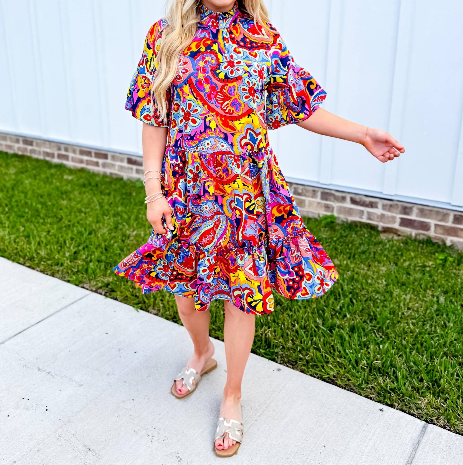 Ivy Jane - Popping Paisley Dress