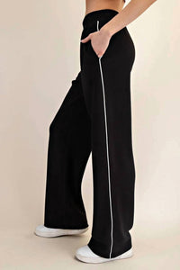 Rae Mode - Modal Scuba Piping Straight Pant - Plus