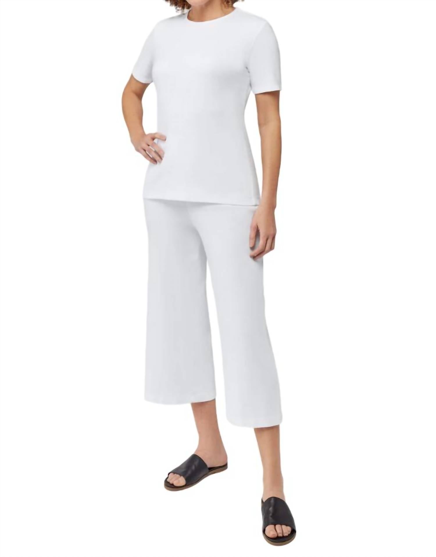 Grp1 Knits - CROPPED FULL PANT