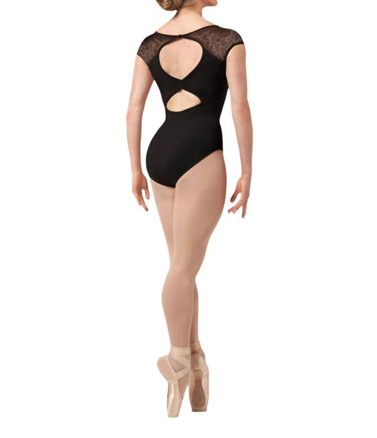 Bloch - Emma Lace Print Cap Sleeve Leotard
