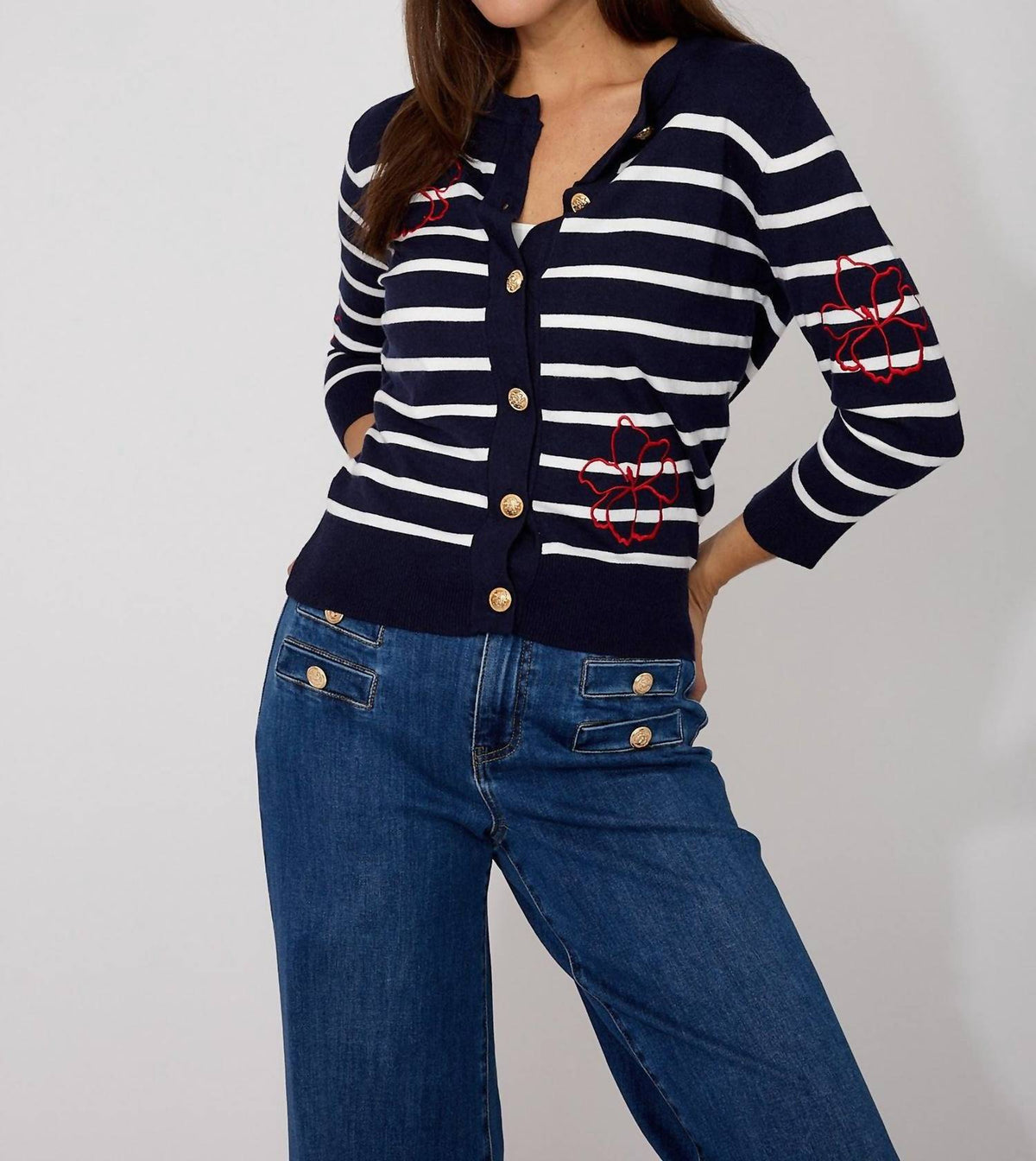 Frank Lyman - Striped Cardigan