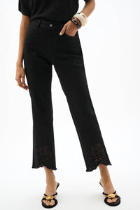 Joseph Ribkoff - Embroidered Ankle-length Pant
