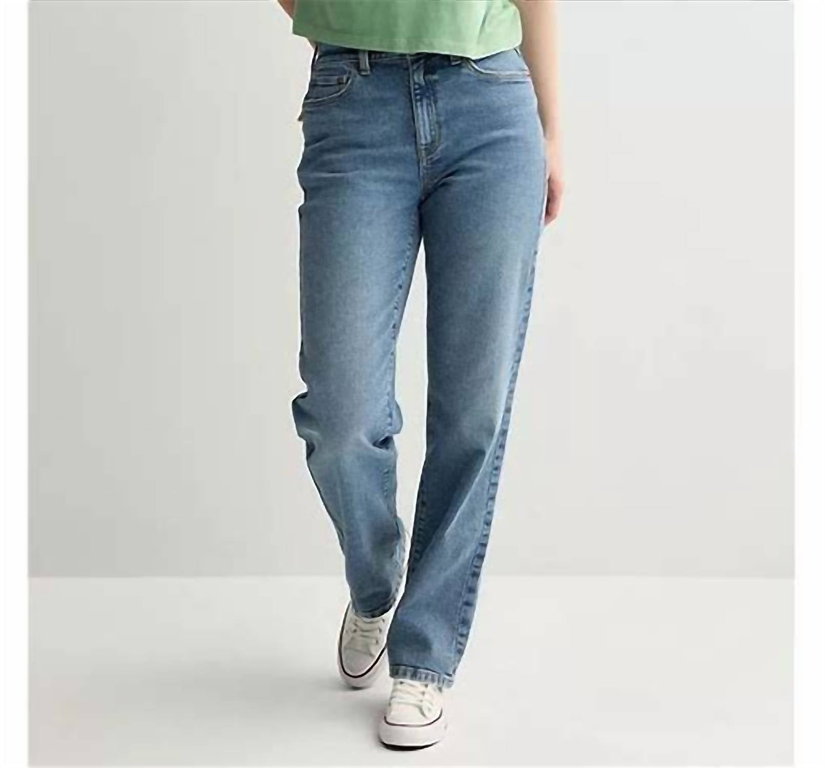 Gasoline - High-rise '90s Straight Jeans