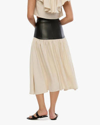 We Wore What - Drop Waist Midi Skirt
