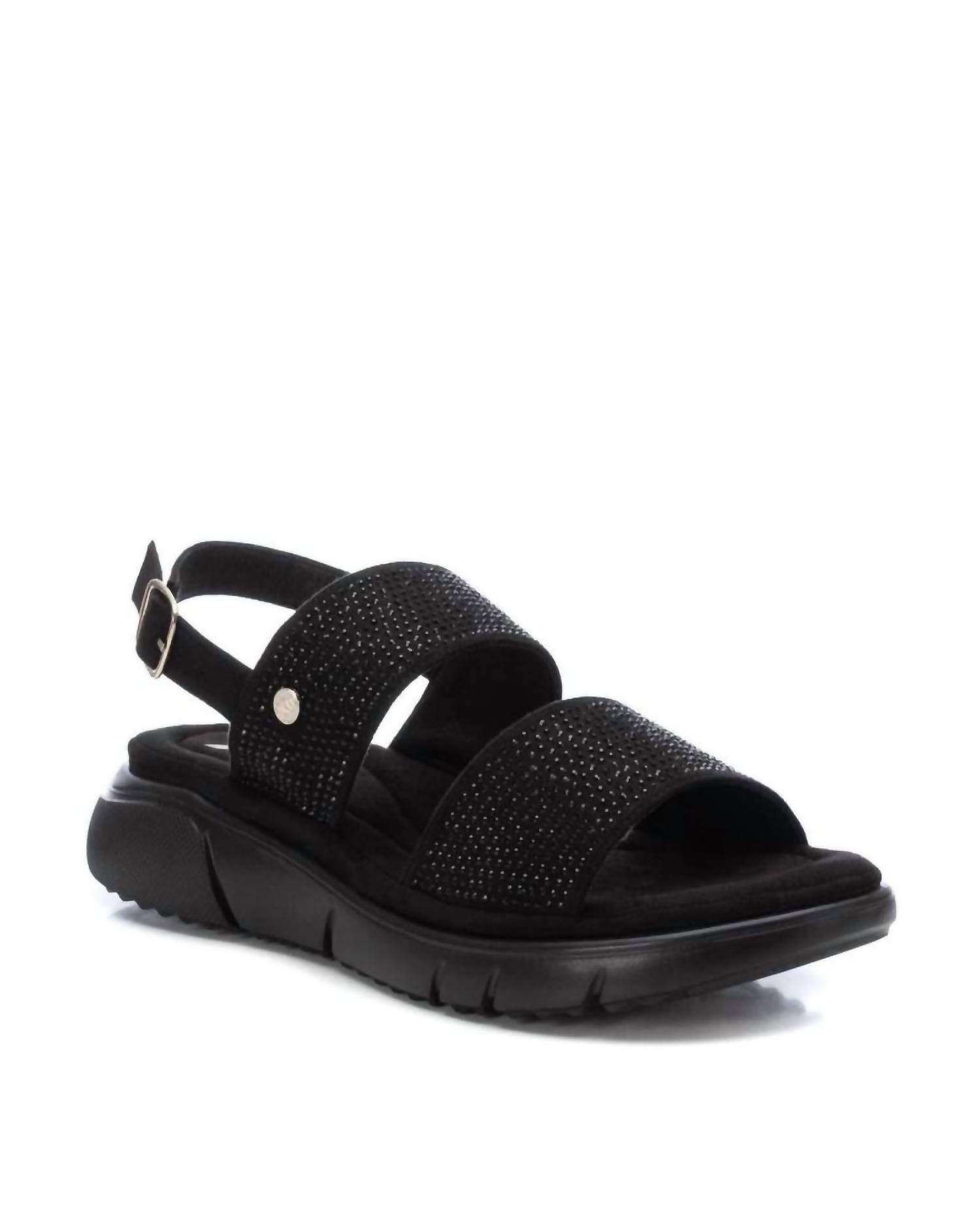 Xti - WOMEN'S FLAT SUEDE SANDALS