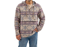 Wrangler - 1/4 Zip Hooded Pullover Jacket