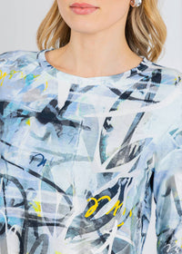 Elliott Lauren - Collage Crewneck Long Sleeve Top