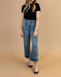So Me - Vessie Frayed High Rise Jeans