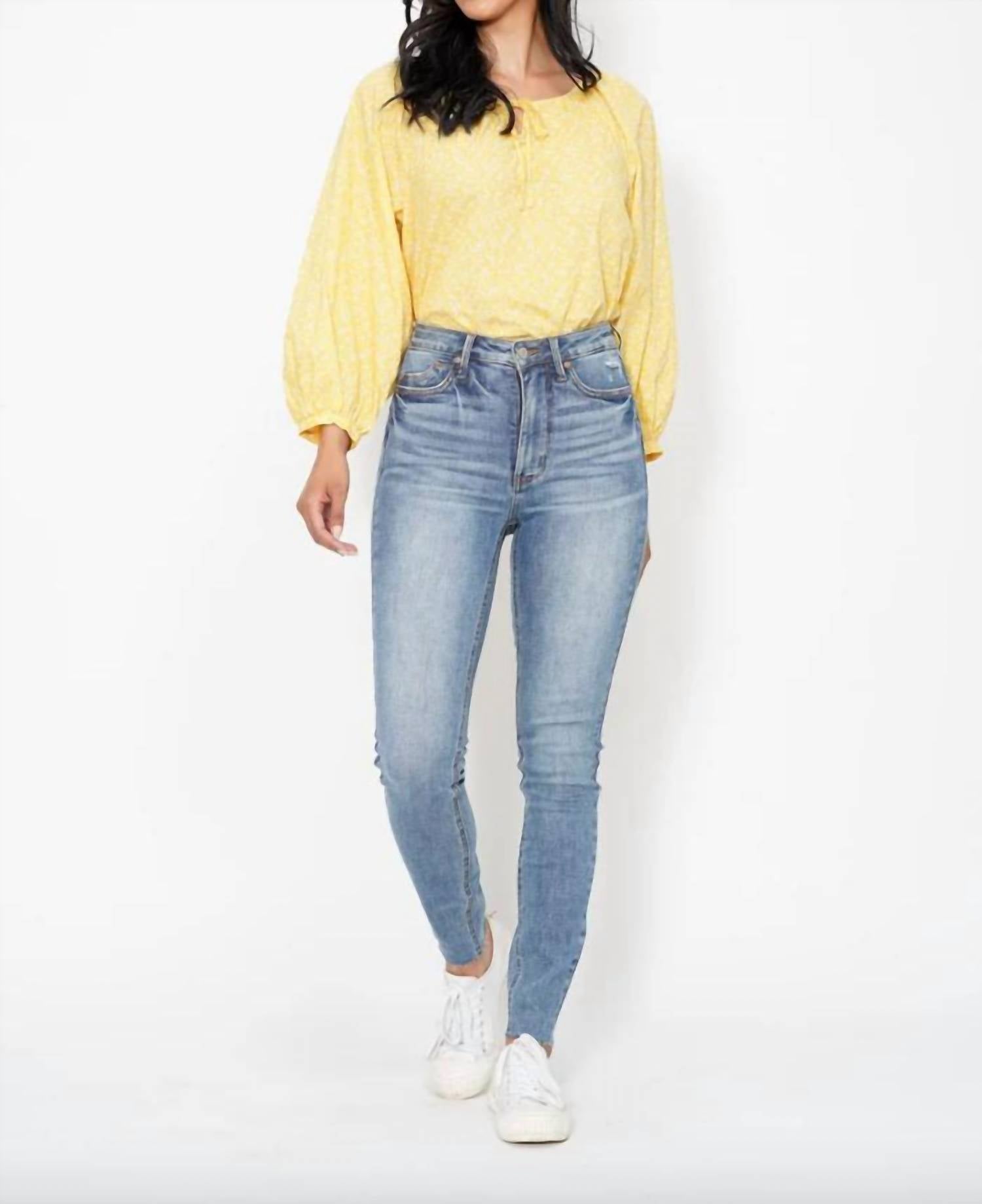 Judy Blue - Vintage Shield Pockets Skinny Jeans