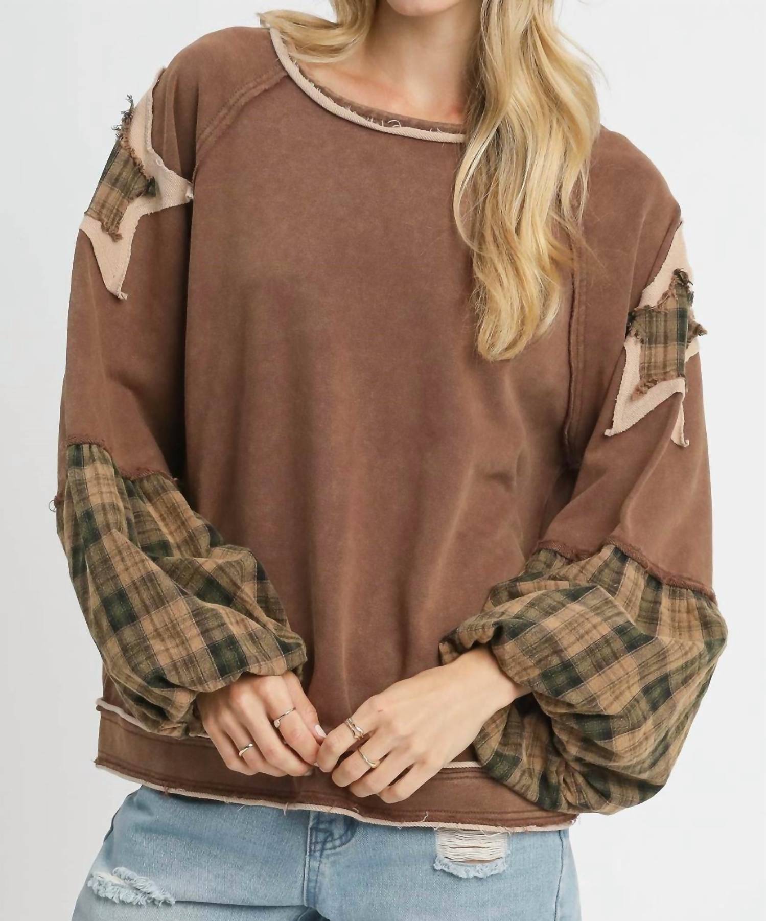 Umgee - Starlight Plaid Top