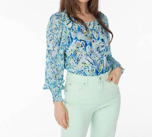 Esqualo - Smocked Sleeve Blouse