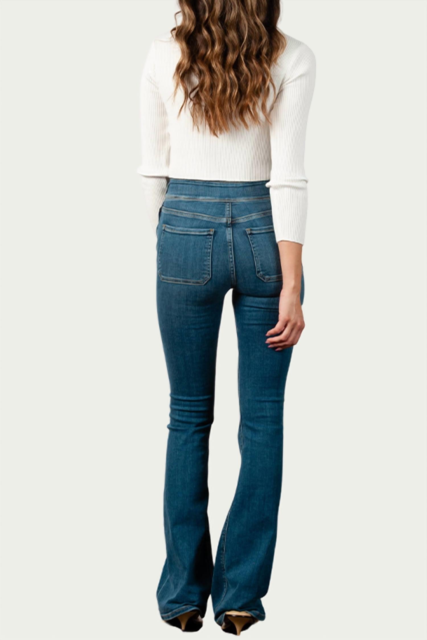 CUTOUT RIBBED STRETCH-KNIT TOP