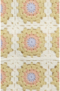Rylee + Cru - Kid's Citron Daisy Granny Square Romper