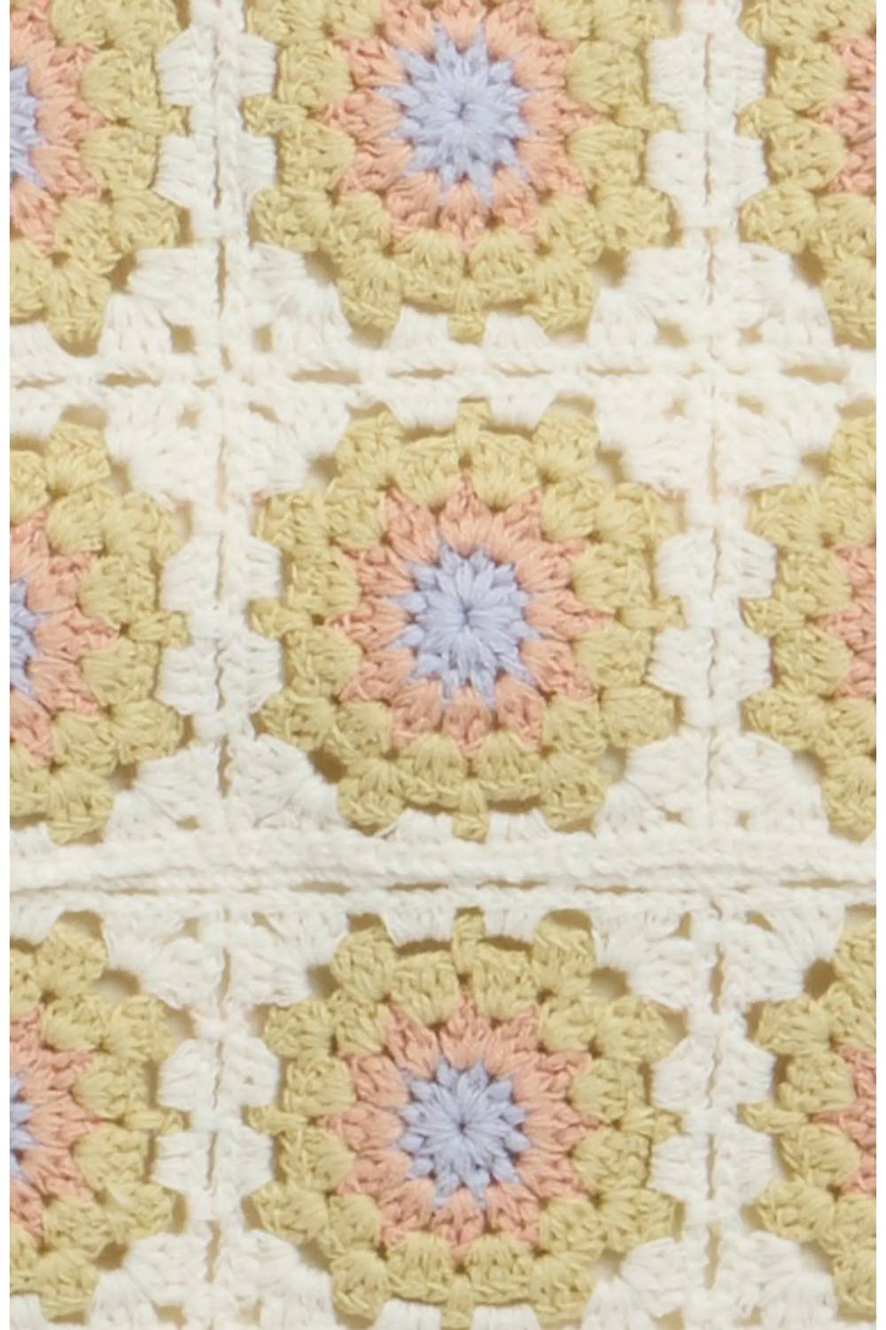 Rylee + Cru - Kid's Citron Daisy Granny Square Romper
