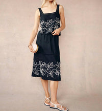 Bella Dahl - Ladder Trim Midi Skirt