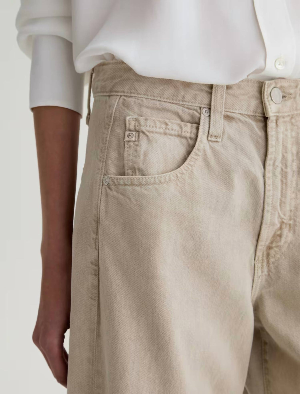 Ag Jeans - Hattie Crop High Rise Barrel Jean
