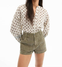 Veronica Beard - Lollie Paisley Button-down Blouse