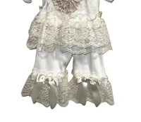 Katie Rose - Girl's 2-Piece Short Sleeve Tutu With Lace