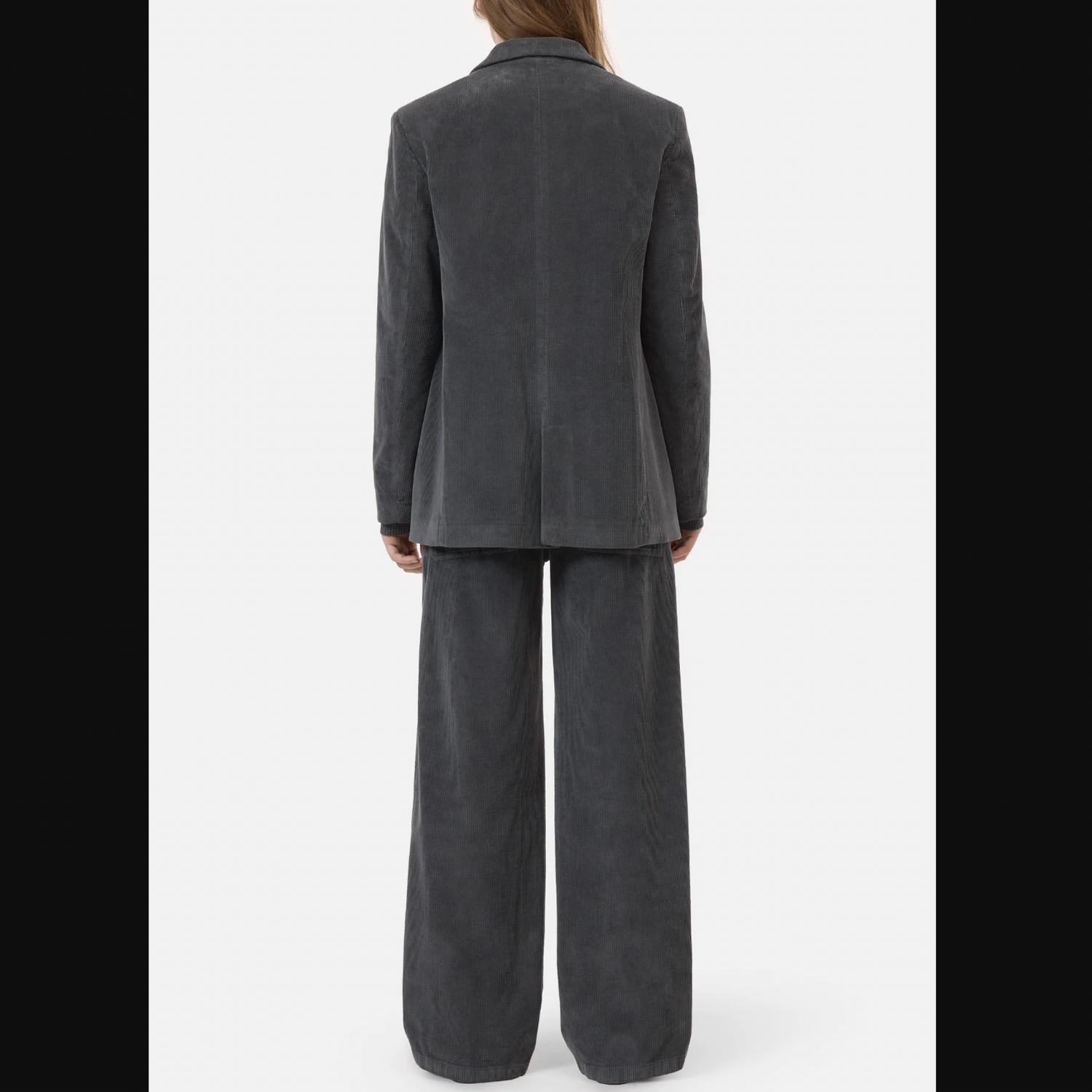 CLOSED Lola Corduroy Blazer in grey coal - women's jacket - view 4