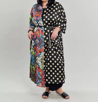 Alembika - Paisley Dot Long Kimono Jacket