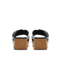 Clarks Women's Sivanne Walk Sandals in black leather - women's sandal - view 5