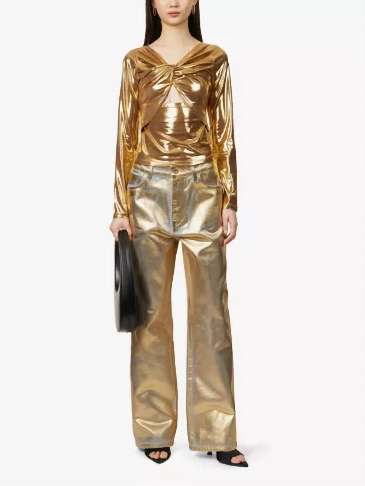 Amylynn - Martina High Shine Stretch Long Sleeve Top