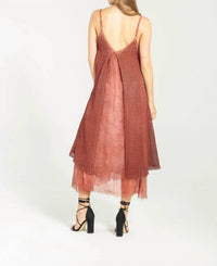 Sanctamuerte - Mesh Slip Midi Dress