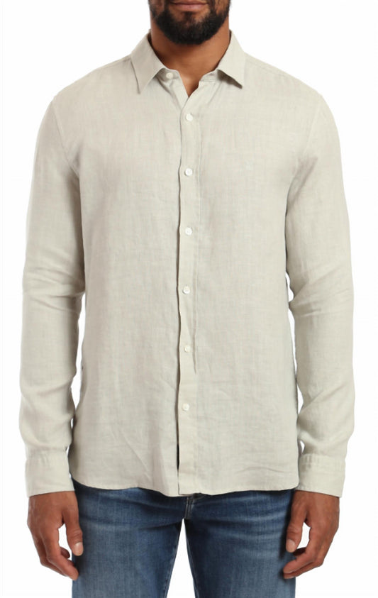 Mavi - Long Sleeve Button Down Linen Shirt