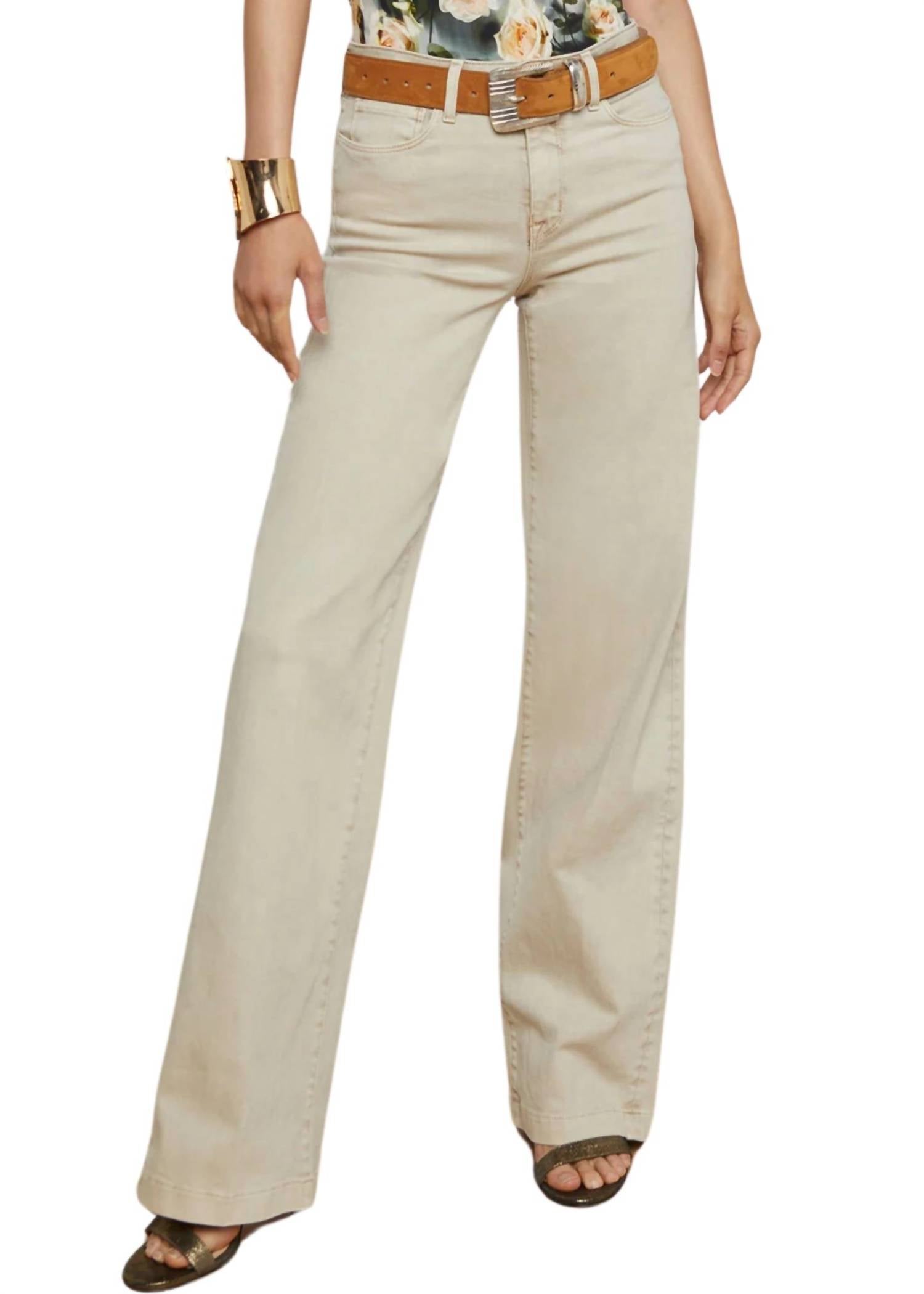 L'Agence - Clayton High Rise Wide Leg Jeans