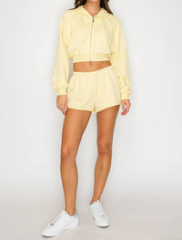 Knit Riot - Cove Crop Zip Hoodie