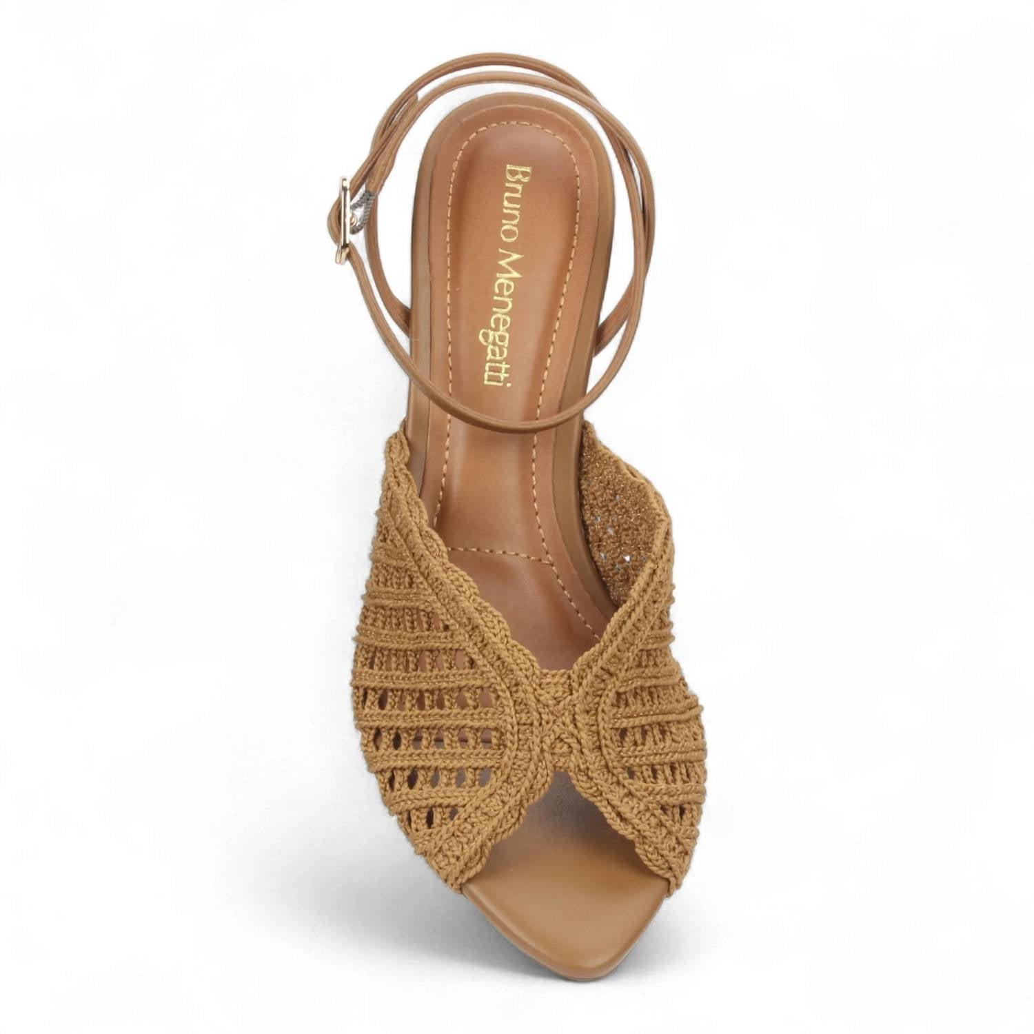 Bruno Menegatti - Women's Ankle Strap Crochet Sandal