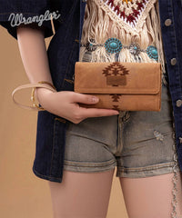 Wrangler - WRANGLER AZTEC EMBROIDERED WALLET