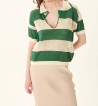 Deluc - Chios Knit Polo Top