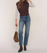 Heartloom - Dove Mock Neck Top