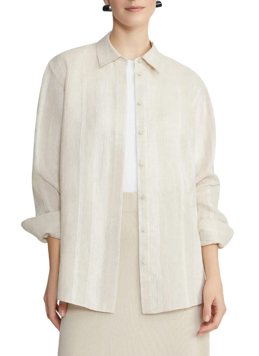 Lafayette 148 - Boyfriend Oversized Shirt