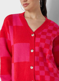 The Moment Collection - Geometrical V-neck Cardigan