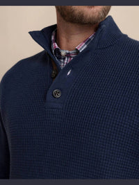 Southern Tide - Bass Creek Quarter Button Sweater