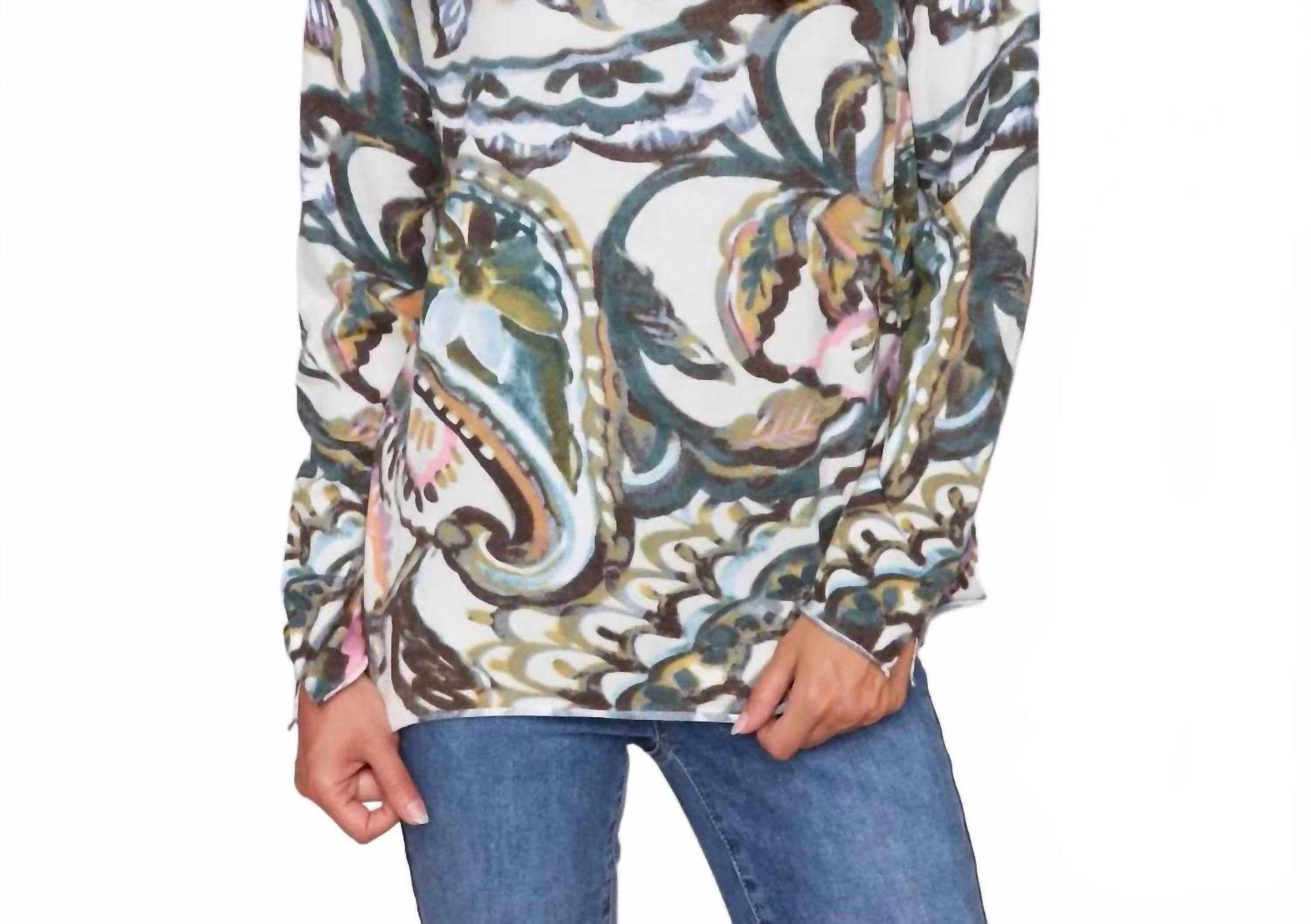 Charlie B - V Neck Lightweight Sweater
